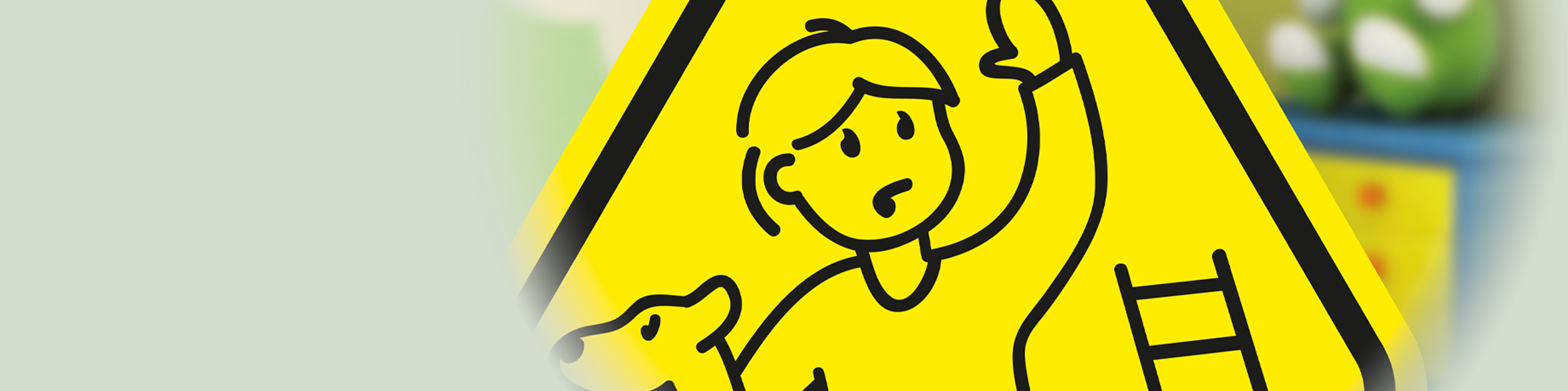 Hinweisschild zum Kinderfinder