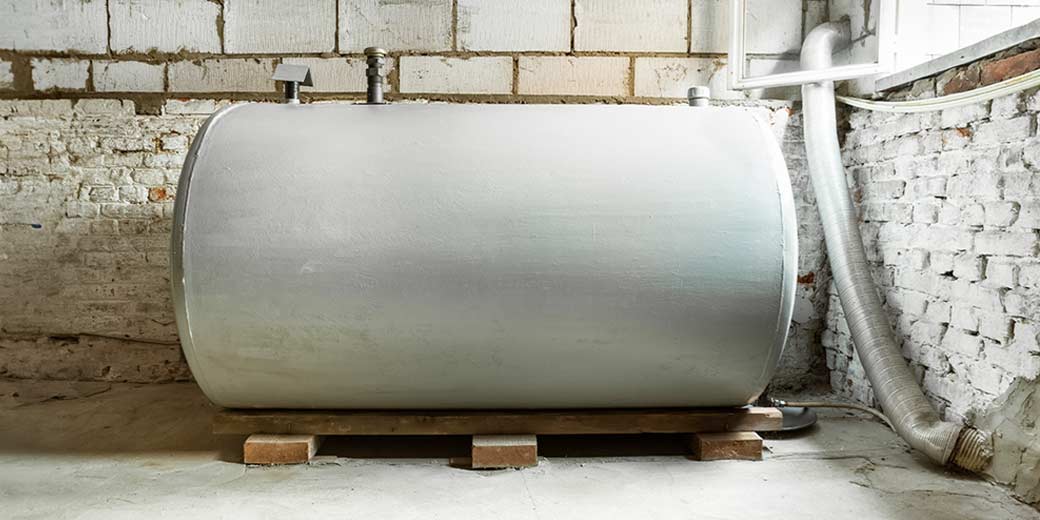Öltank im Keller