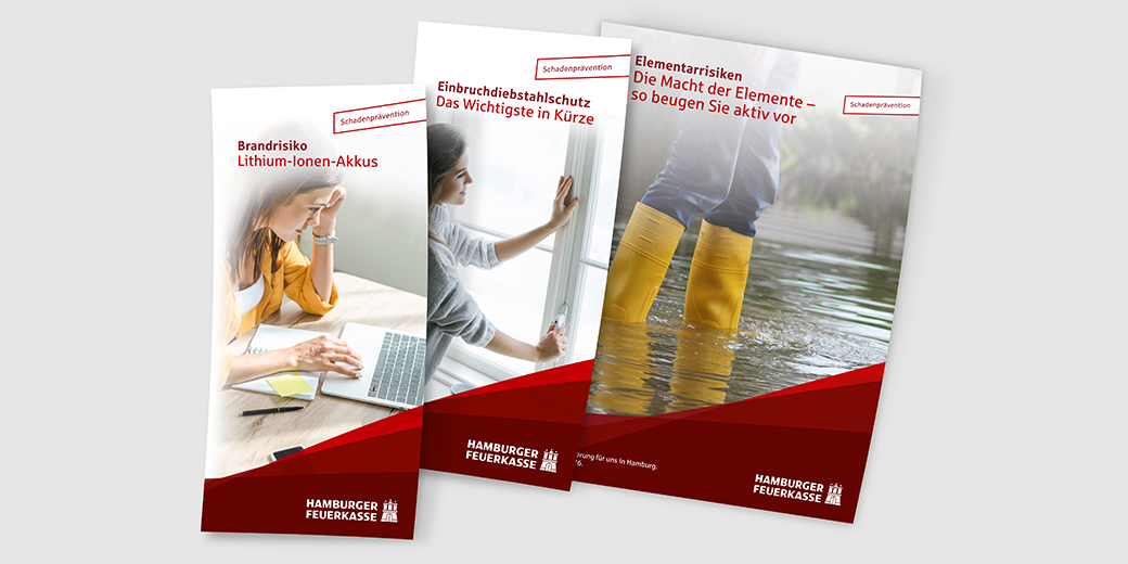 Dokumente der Informations-Broschüren zur Schadenprävention