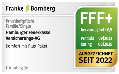 Siegel Privat-Haftpflichtversicherung von Franke & Bornberg