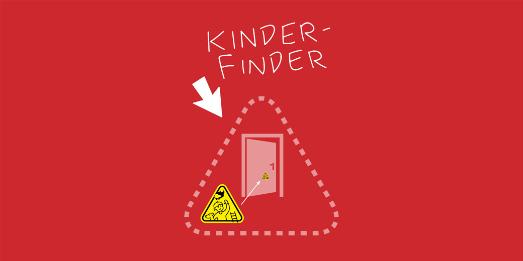 Kinderfinder Aufkleber