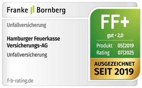 Siegel Private Unfallversicherung von Franke & Bornberg