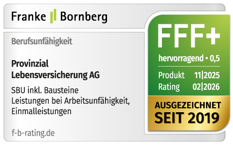 Franke & Bornberg Siegel Note FFF für die SBU Baustein Einmalleistungen